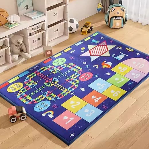 Tapete infantil personalizado com estampa educativa